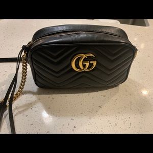 GG Marmont small matelassé shoulder bag
